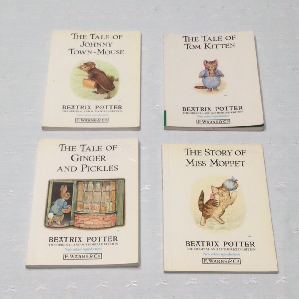 Beatrix Potter Bundle of Four Books New Color Reproductions​